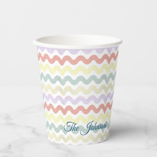 Colour Waves (Pastels)  Paper Cups