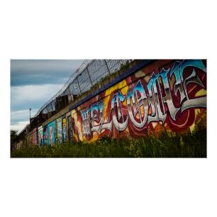 Colour Welcome   Mural   Street Art   Chicago Poster