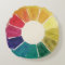 Colour Wheel #1 Pillow
