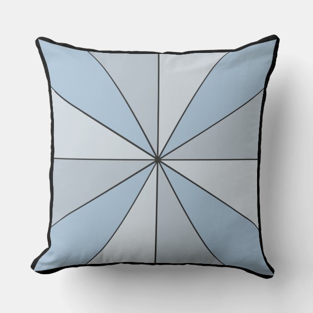 Colour Wheel 2 in 1 Blue Black Cushion (Front)