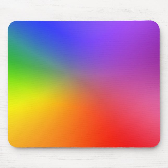 Colour Wheel: Abstract Colours Mouse Pad (Front)