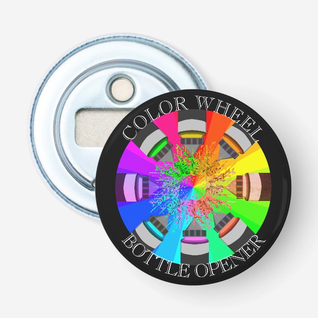 Colour Wheel Bottle Opener (Front)