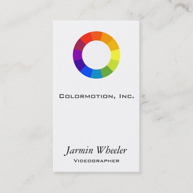 Colour Wheel Business Card (Front)