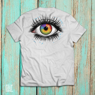 Colour Wheel Eye Design Art Education Colour Theor T-Shirt