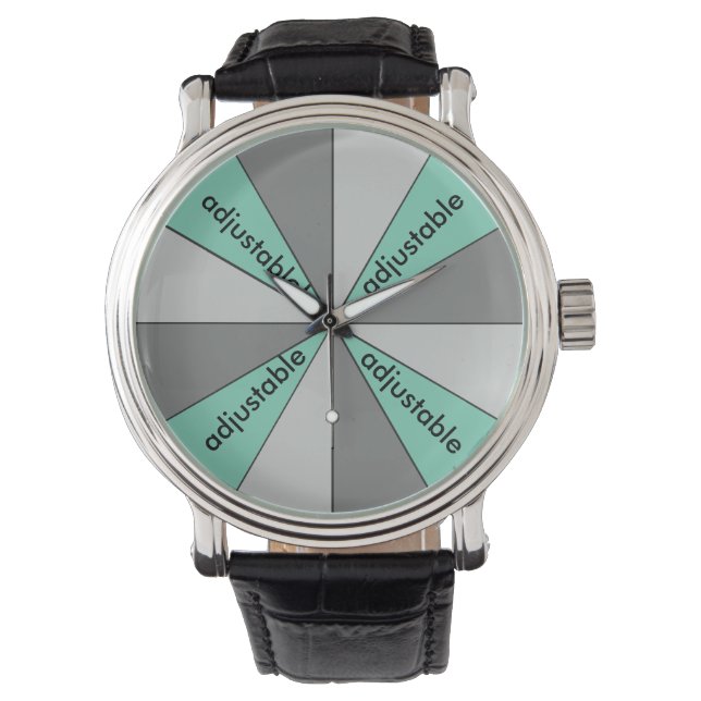Colour Wheel Grey adjustable Watch (Front)