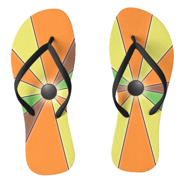 Colour Wheel Jandals (Footbed)