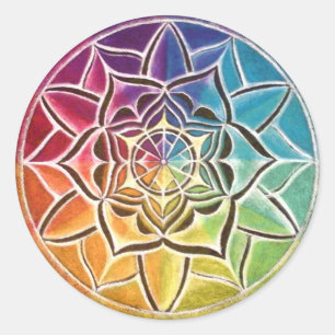 Colour Wheel Mandala Sticker