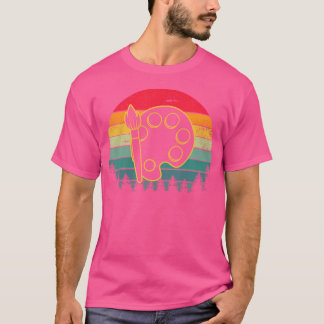 Colour Wheel Palette Drawing Artist Sketching Kids T-Shirt