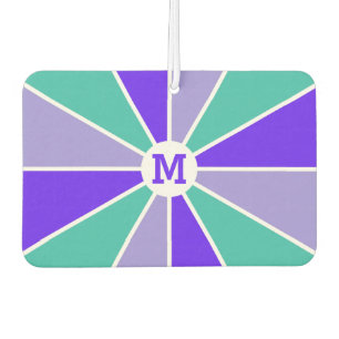Colour Wheel / Rays custom monogram air freshner Car Air Freshener
