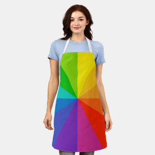 colour wheel theory school science hue disc light  apron