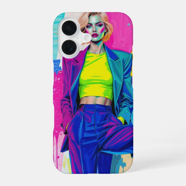 Colour Whisper – iPhone 16 Case (Back)