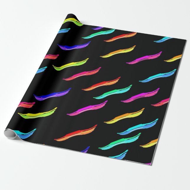Colour Wind Wrapping Paper (Unrolled)