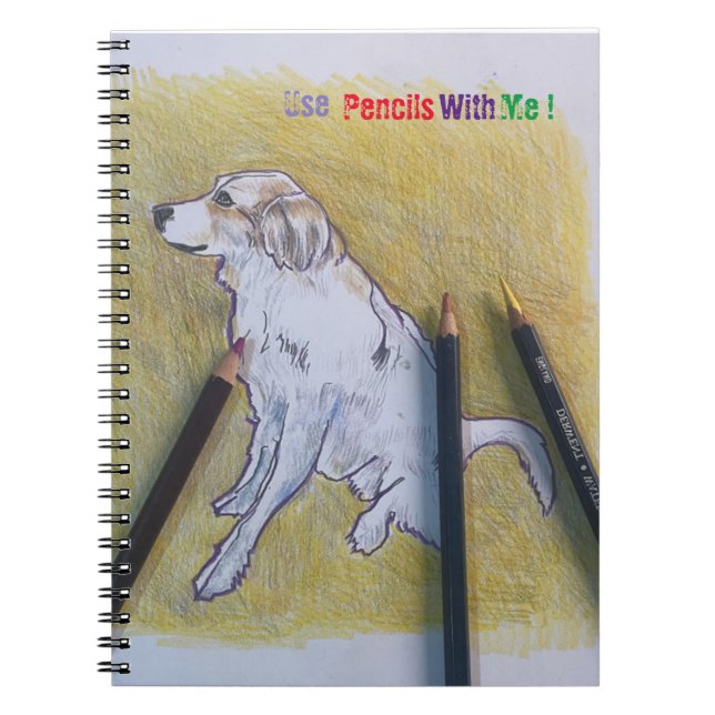 Colour With Me Pyrenees Notebook (Front)