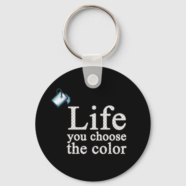 Colour your keys key ring (Front)