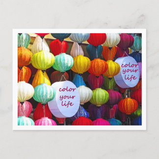 Colour Your Life Postcard