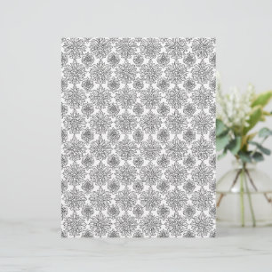 Colour Your Own Chrysanthemum Scrapbooking Paper