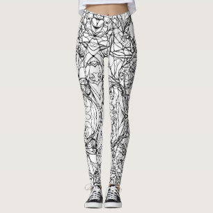 Colour Your Own Leggings #3: colouring activity fu