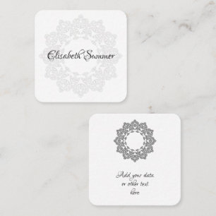 Colour Your Own MANDALA - DIY Colouring Book 3 Square Business Card