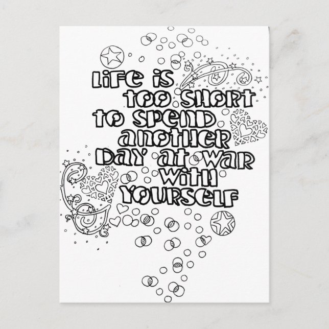 Colour your own postcard (Front)