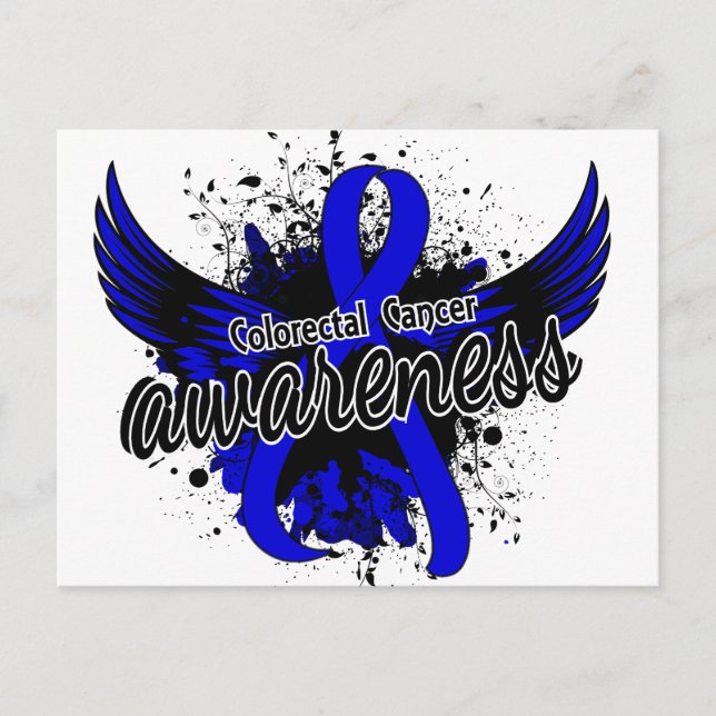Colourectal Cancer Awareness 16 Postcard (Front)