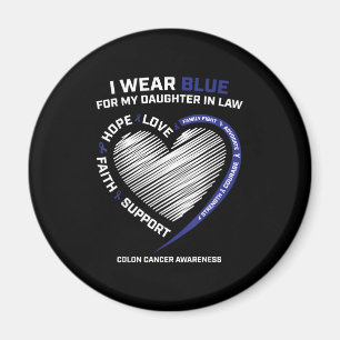Colourectal Daughter In Law Colon Awareness Magnet