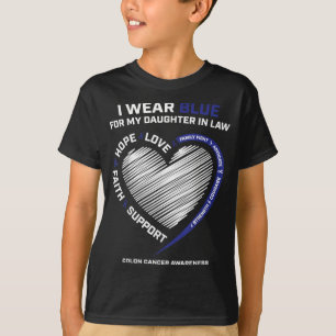Colourectal Daughter In Law Colon Awareness T-Shirt