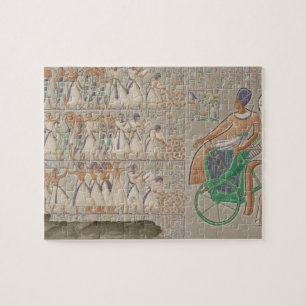 Coloured base reliefs from the south gallery of th jigsaw puzzle