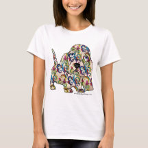 Coloured Basset Hound T-Shirt