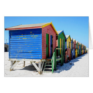 Coloured Beach Huts