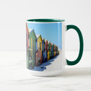 Coloured Beach Huts Mug