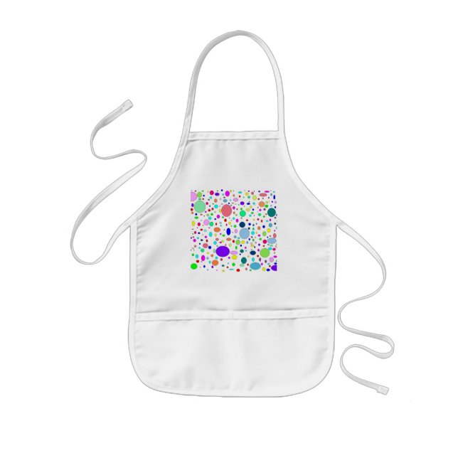 Coloured Bubbles,Kids Apron (Front)