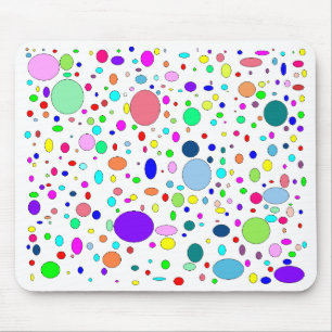 Coloured Bubbles Mousepad