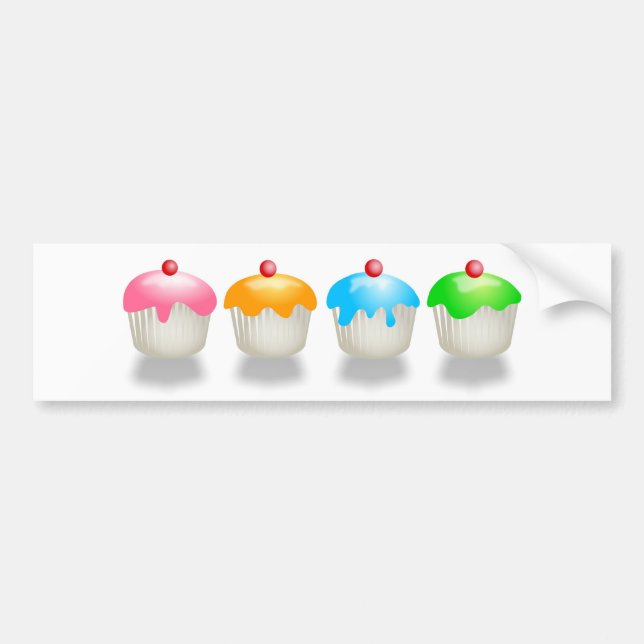 Coloured Buns Bumper Sticker (Front)