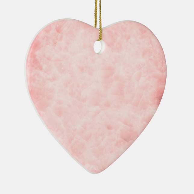 coloured bunt Marmor Marmo marble rosa rose Ceramic Tree Decoration (Right)