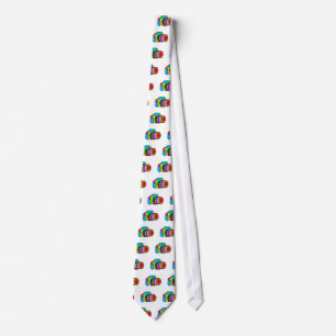 Coloured Camera Tie