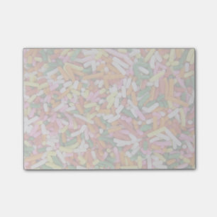 coloured Candy sprinkes Texture Template Post-it Notes