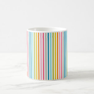 Coloured Candy Stripes Coffee Mug