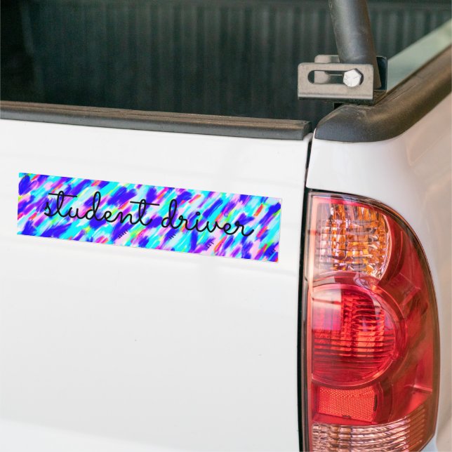 Coloured Chaos Bumper Sticker (On Truck)