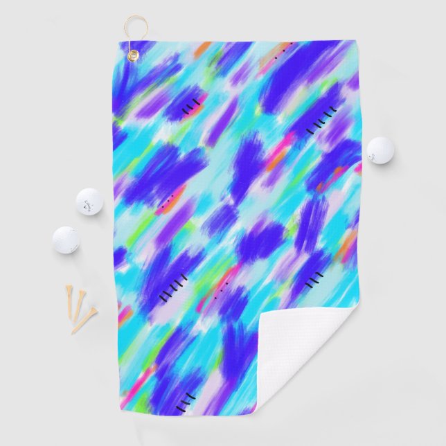 Coloured Chaos Golf Towel (InSitu)