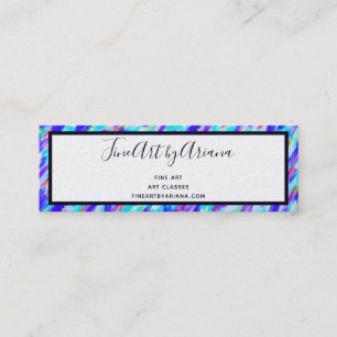 Coloured Chaos Mini Business Card