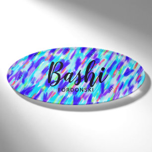 Coloured Chaos Name Tag