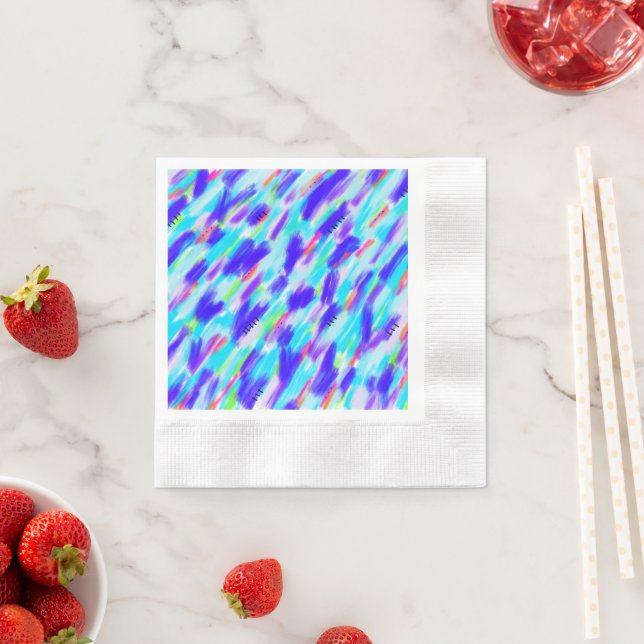 Coloured Chaos Napkins (Insitu)