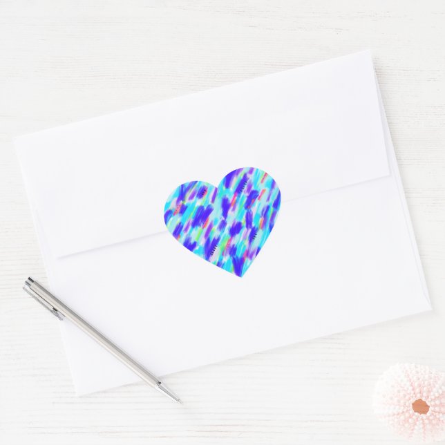 Coloured Chaos Star Sticker (Envelope)