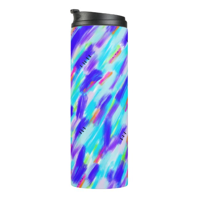 Coloured Chaos Thermal Tumbler (Rotated Right)