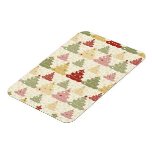 Coloured Christmas tree Magnet