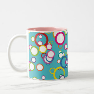 Coloured Circles Ceramic Mug