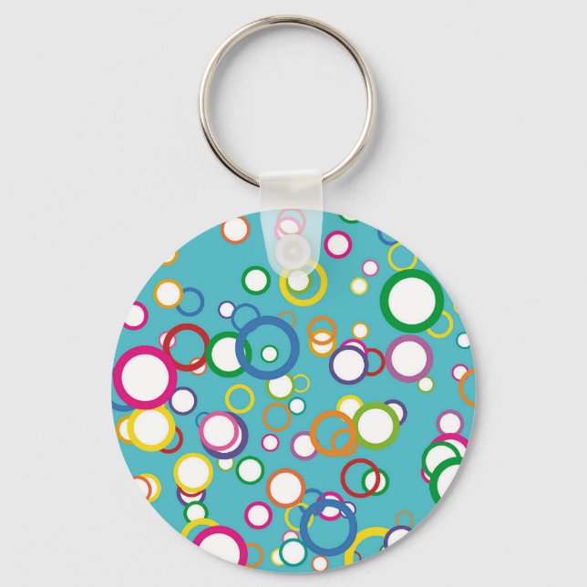 Coloured Circles Key Chain (Front)