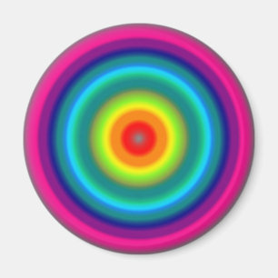Coloured circles magnet