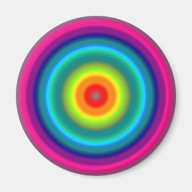Coloured circles magnet (Front)