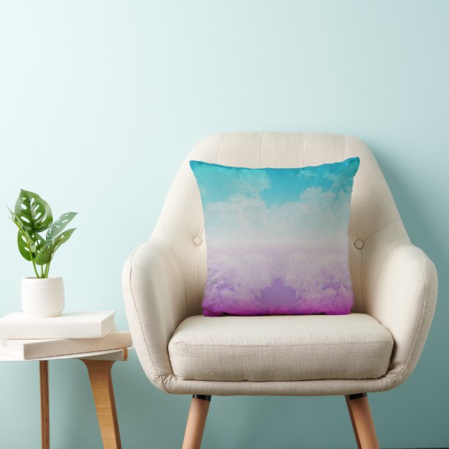 Coloured Clouds Cushion (Chair)